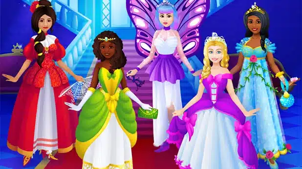 Paly Cinderella Dress Up Girl — screenshot