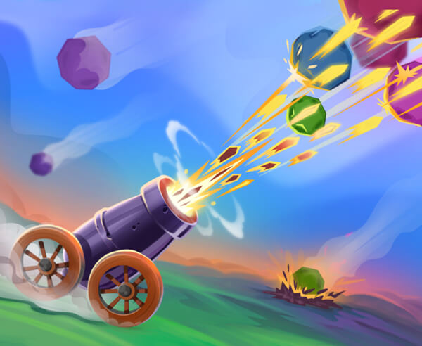 Play Boulder Blast Game — screenshot