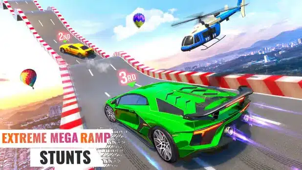 Play Impossible Mega Ramp Car Stunt — screenshot